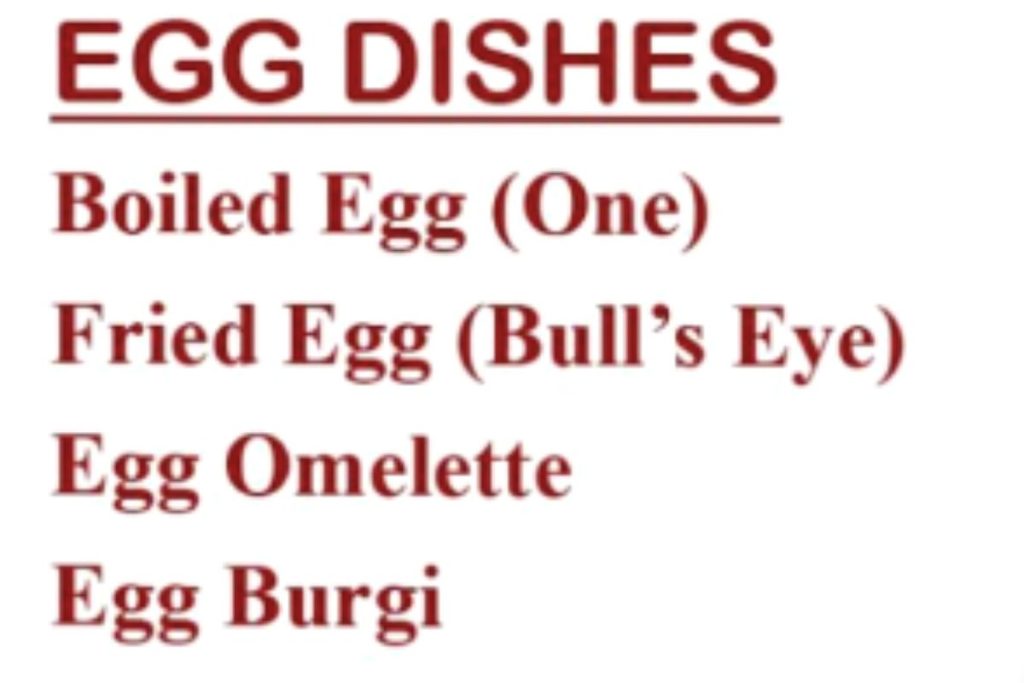 Premaas Cuisine Egg Dishes